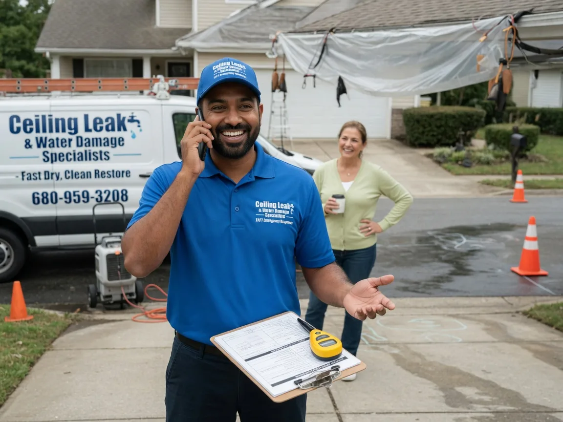 Ceiling Leak Cleanup Alverda, PA FAQs